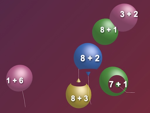 Balloon Pop Addition 3D Game thumbnail